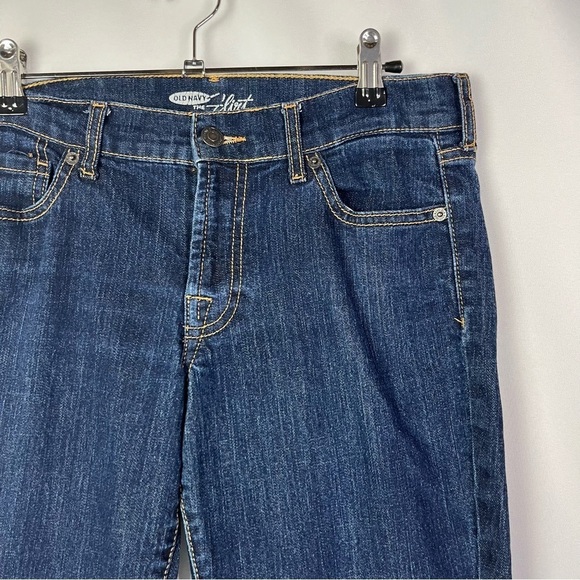 Old Navy The Flirt Dark Blue Bootcut Jeans 6 Short - Picture 3 of 3
